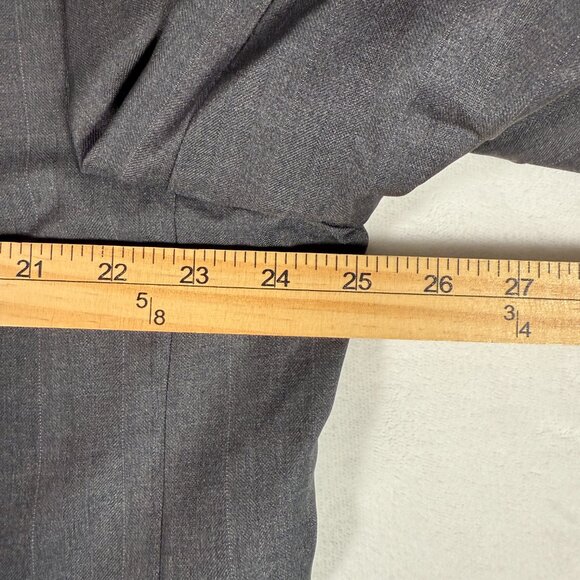 Ermenegildo Zegna Su Misura Blazer Men Size US 52L EUR 62L Gray Wool Switzerland - Picture 3 of 12